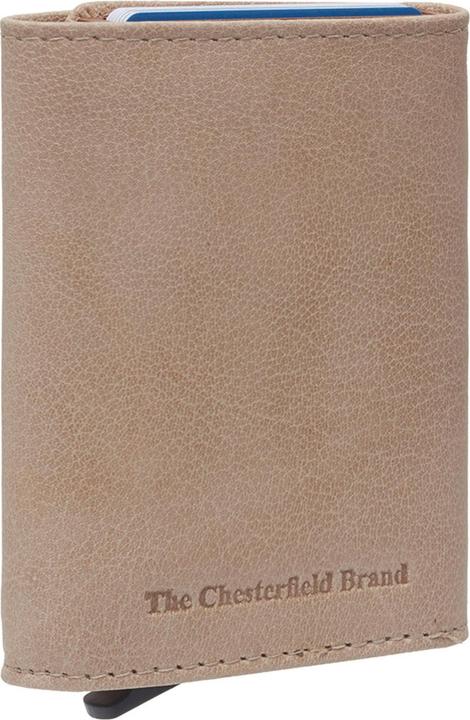 The Chesterfield Brand Antique Buff Kreditkartenetui RFID Schutz Leder 7 cm