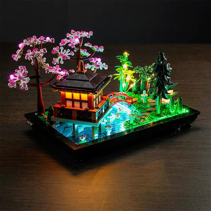 BrickBling LED Licht Set für LEGO Garten der Stille (10315) inkl. Fernbedienung