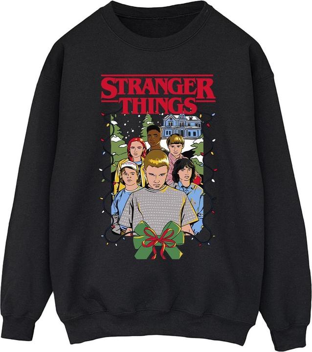 Netflix Stranger Things Christmas Poster Sweatshirt (L)