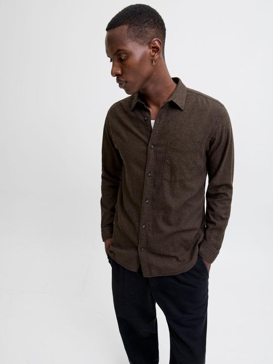 Produktbild Jack & Jones Jjeclassic Melange Shirt L/S Noos (M)