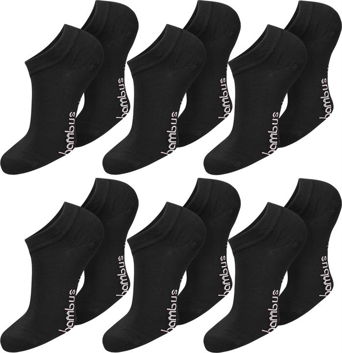 Produktbild Normani 6 Paar Bambus-Gesundheitssocken Sneakers (6er Pack, 47 - 50)