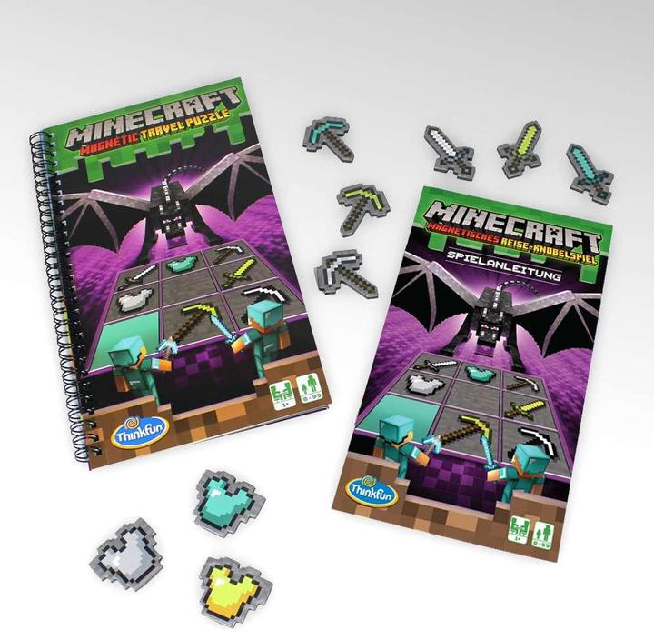 Actual product image Thinkfun Minecraft- The magnetic travel game (German)