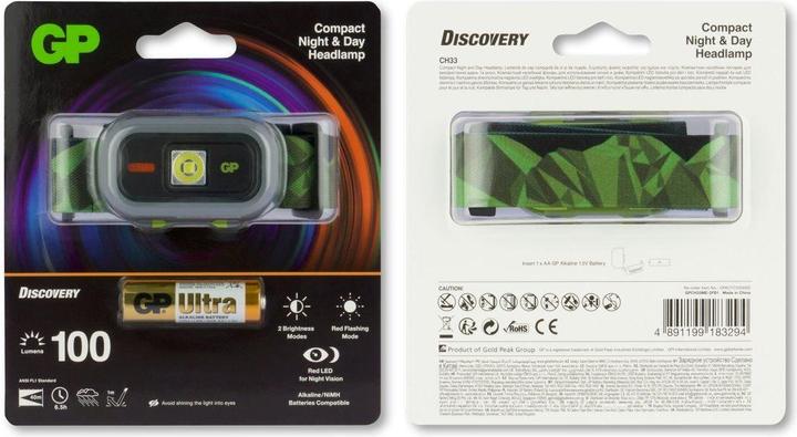 Image du produit GP Discovery GP Discvery CH33 (100 lm)