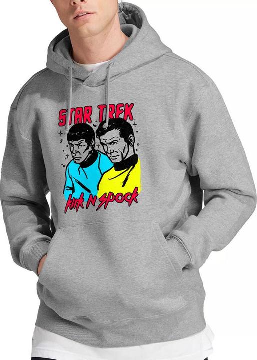 Immagine prodotto Felpa con Cappuccio Kirk e Spock Uomo (XXL)