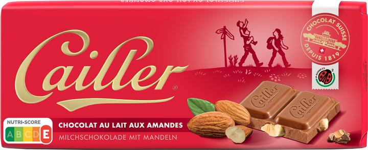 Cailler Milk Chocolate Bar with Almonds (100 g)
