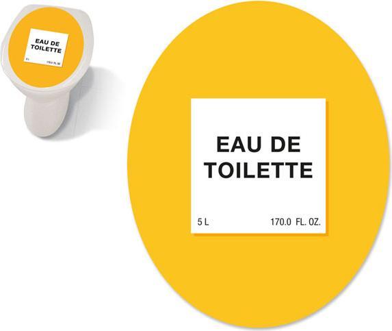 Produktbild Familie von Quast Klodeckelaufkleber - Toilet Sticker Eau de Toilette