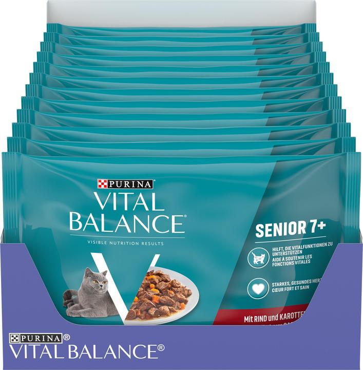 Produktbild Vital Balance Senior 7+ (Senior, 4 Stk., 340 g)