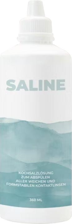 Menicon SALINE Kochsalzlösung (Kochsalzlösung Linsenmittel, 360 ml)
