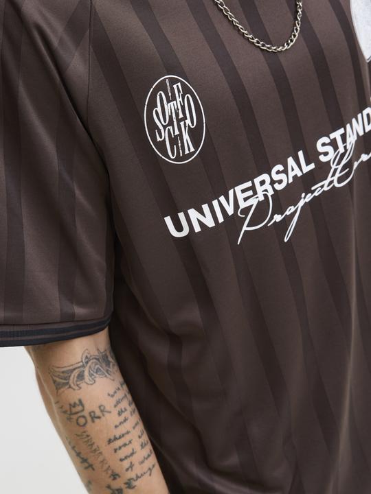 Actual product image Jack & Jones Jcocover Retro Football Tee Ss Ln (XXL)