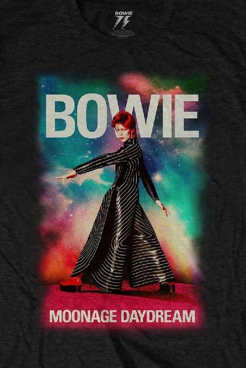 Immagine prodotto David Bowie Maglietta unisex adulto Moonage 11 Fade in cotone (L)