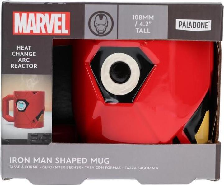 Produktbild Paladone Products Marvel - Mug 3D Armure d'Iron Man avec Réacteur Arc thermoréactif 500ml (500 ml, 1 x)