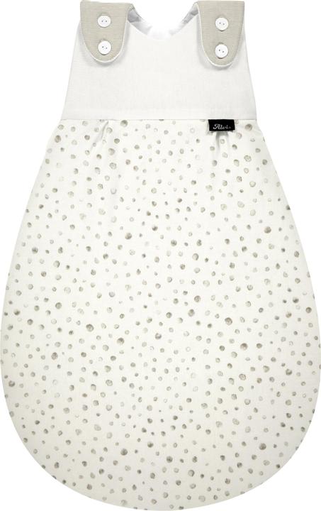 Alvi Baby-Ganzjahresschlafsack Mäxchen Aqua Dot Gr. 50/56 (56 cm, 2.5 TOG)