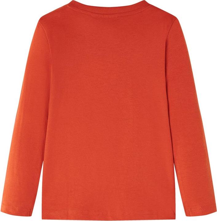 Immagine prodotto VidaXL Camicia da bambino a maniche lunghe arancione 128,Materiale: 100 (128)