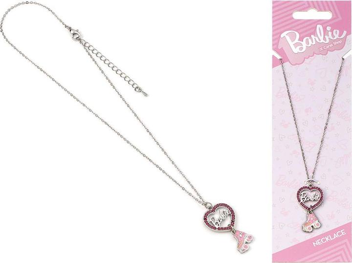 Carat BARBIE - Collier Chaine - Coeur & Patin à Roulettes (Zinklegierung und Emaille)