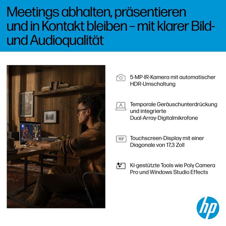 Image du produit HP OmniBook 7 NGAI 17-dc0476ng (17.30", 16 Go, 1000 Go, DE)