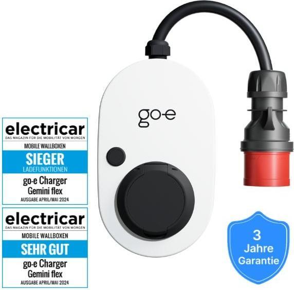 Produktbild Go-E Gemini flex (Typ 2, 11 kW, 16 A, CEE16 rot)