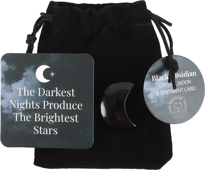 Something Different DekoKristall The Darkest Nights Obsidian Mond