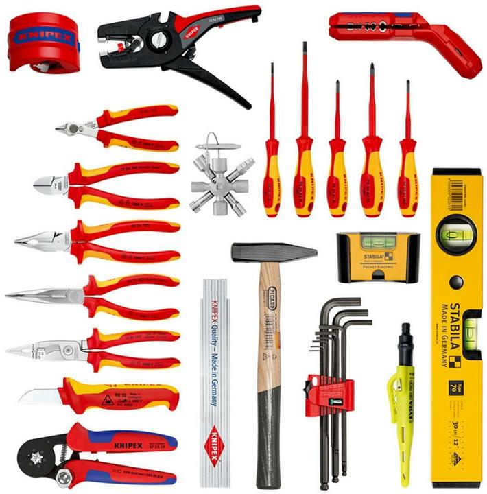 Produktbild Knipex Modular X18 Elektro (22 Teile)