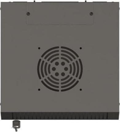 Produktbild Lanberg Szafa Instalacyjna Rack Wisząca 10 6u 300x300 Czarna Drzwi Przeszklone (Flat Pack) (6 HE, 10 Zoll Rack)