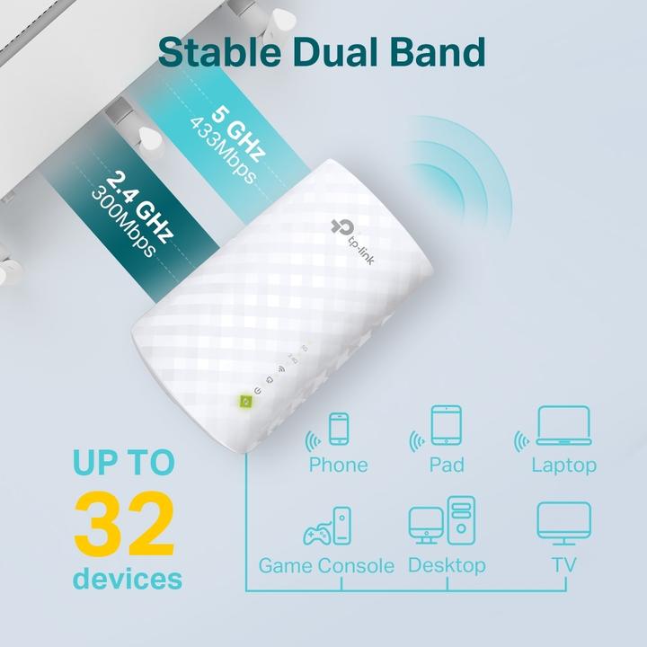 Immagine prodotto TP-Link RE220 (433 Mbit/s, 300 Mbit/s)
