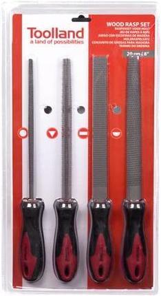 Image du produit Velleman JEU DE RÂPES À BOIS - 20 cm/8" - 4 pcs