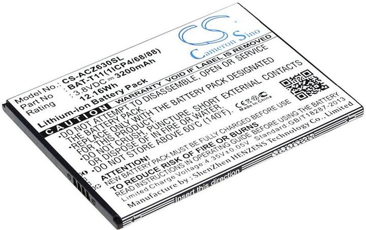 Image du produit NoName Batterie pour Acer Liquid Z630 etc.