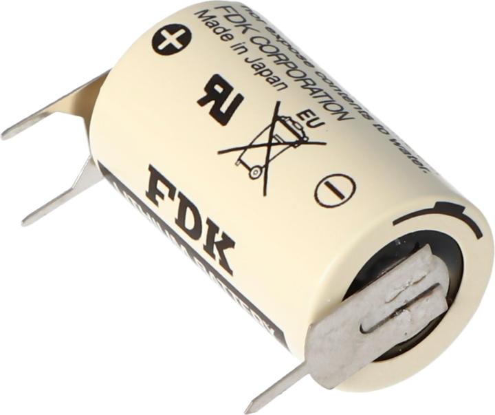 Immagine prodotto FDK Sanyo Lithium Batterie CR14250 SE 1/2AA, IEC CR14250, 3er Print, 7,6mm Rastermass (3 pz., 1/2 AA, 850 mAh)