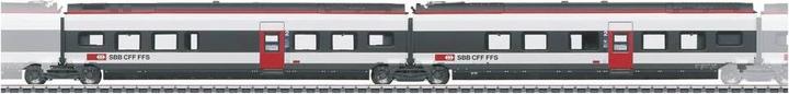 Märklin 43461 H0 Set supplementare 1 per SBB Giruno B(B11) 2a classe e C(B10) 2a classe (Traccia VI)