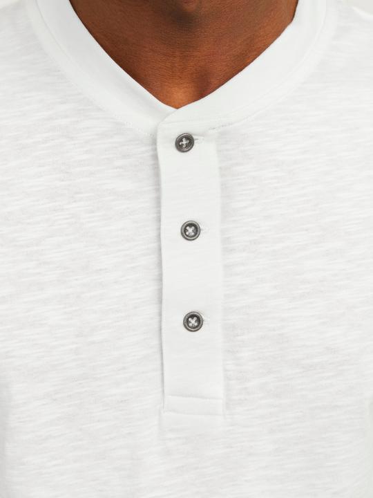 Produktbild Jack & Jones Einfarbig Grandad Kragen T-shirt T-shirt (XL)