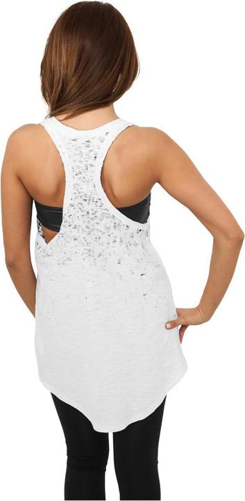 Actual product image Urban Classics Ladies Long Leo Print Loose Tank (XS)