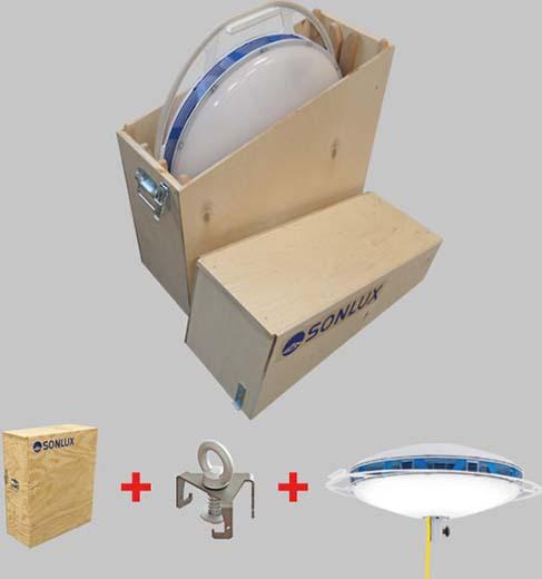 Image du produit Sonlux POWERDISK Set 1 80P02000-0006S1Non dimmable 230V IP65 SKL I
