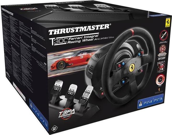 Productafbeelding Thrustmaster T300 Ferrari Integrale RW Alcantara Editie (PS4, PS3, PS5, PC)