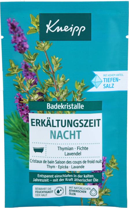 Energy Label Kneipp Badekristalle Erkältungszeit Nacht (Bath salts)
