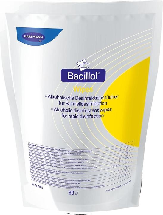 Image du produit IVF Hartmann Lingettes désinfectantes rapides à base d'alcool (498.67 ml)
