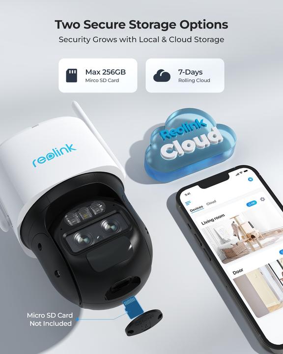 Actual product image Reolink TrackMix LTE incl. Solar Panel Plus (2560 x 1440 Pixels)