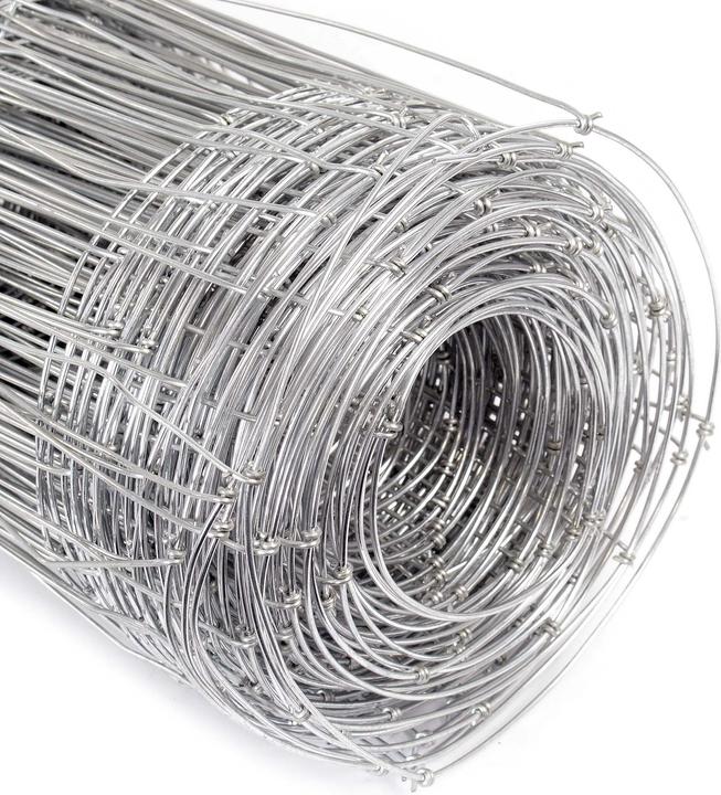 Produktbild Wiltec Wildzaun Weidezaun 50m lang 100/08/15 Drahtzaun Knotengeflecht Forstzaun (50 m)