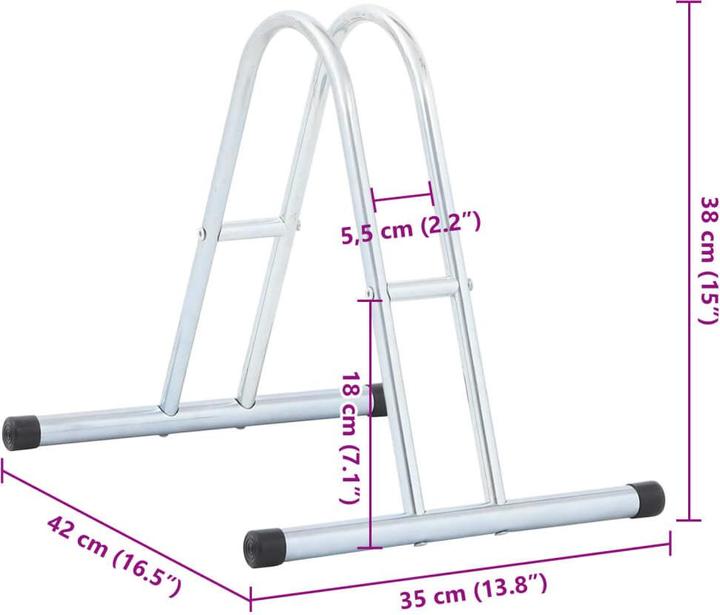 Produktbild VidaXL Fahrradständer für 1 Fahrrad Freistehend