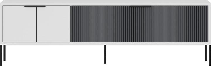 Blanc et anthracite