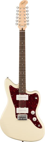 Produktbild Squier Paranormal Jazzmaster XII IL Olympic White 12-snarige elektrische gitaar (E-Gitarre, Pappel)