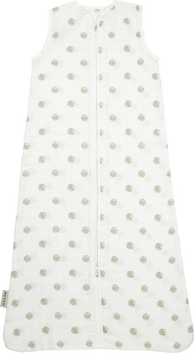 Meyco Sacco nanna Baby Dots - mussola - verde morbido - 110cm (110 cm)