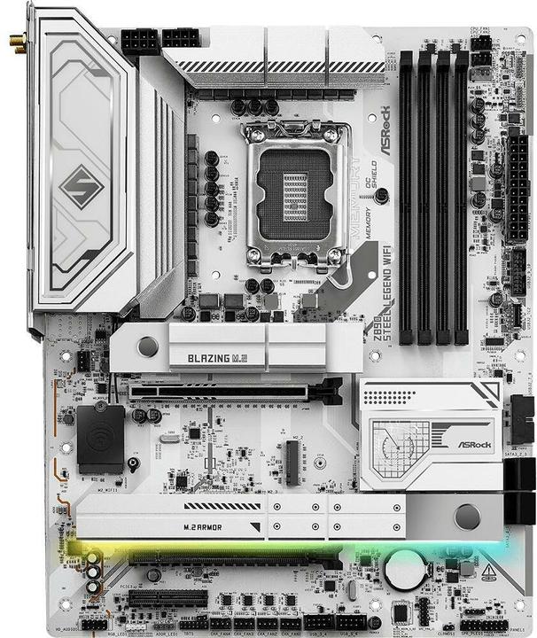 Actual product image AsRock Płyta główna Z890 Steel Legend WiFi (Socket S1, Intel Z890, ATX)