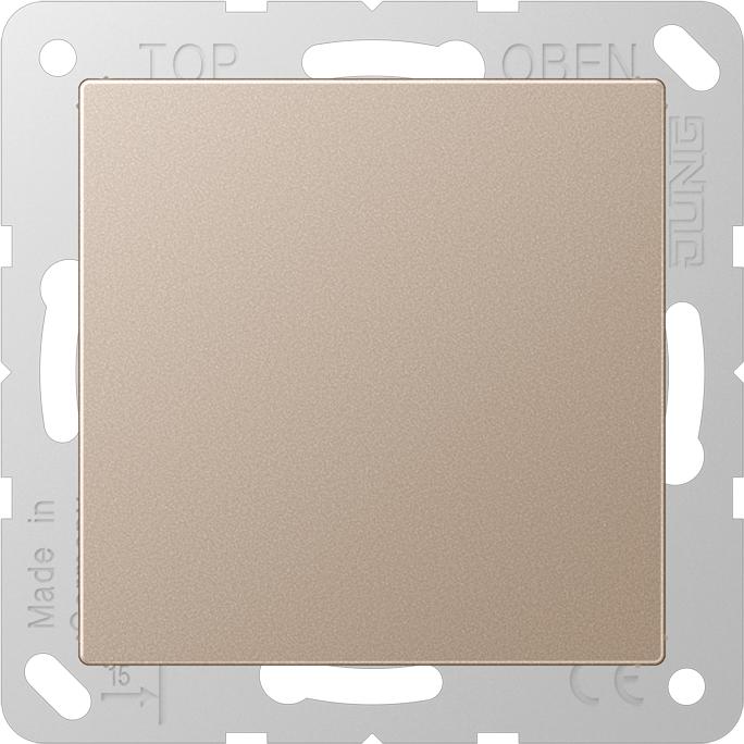 Produktbild JUNG Einsatz Blindabd A bg glz Klemmbef ohne A594-0CH