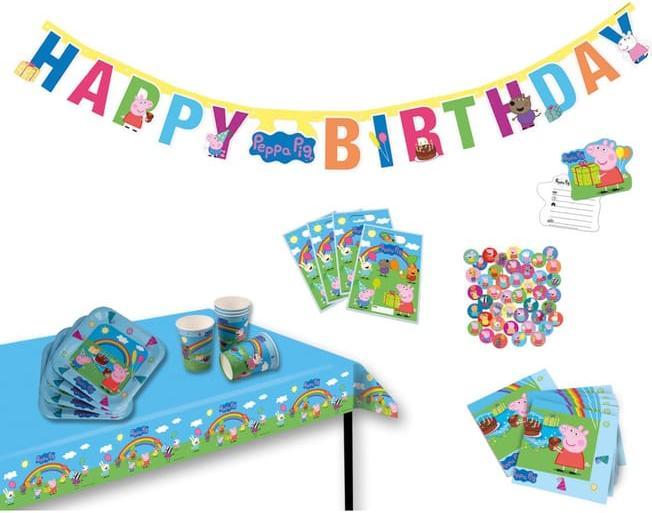 Actual product image Tib Party suitcase Peppa-Pig 51 pcs.