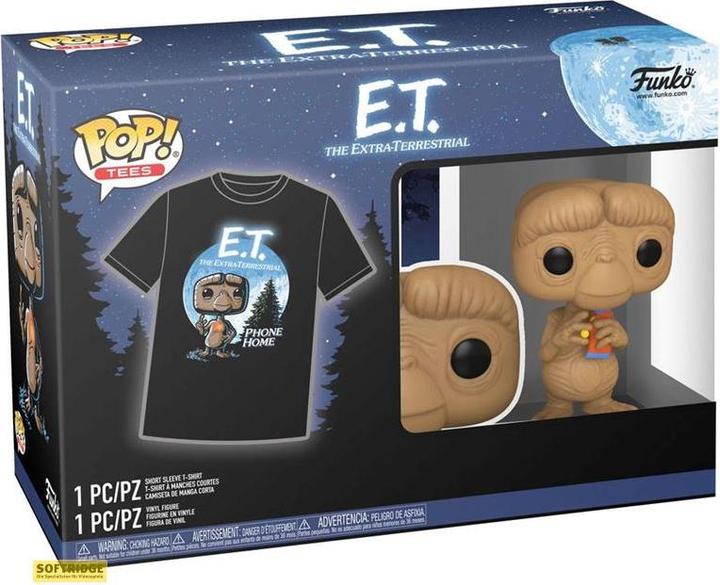 Actual product image Funko Pop & Tee (S) E.T. : E.T. w/Candy (1266) EXM