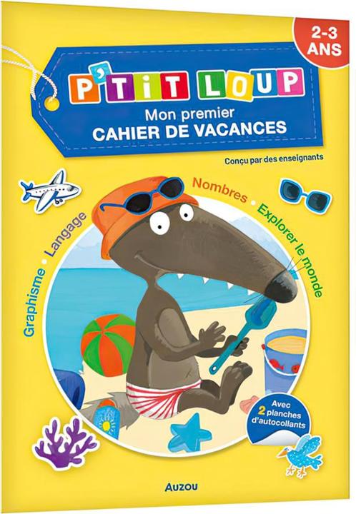 Actual product image P'tit Loup - Mon premier cahier de vacances : 2-3 ans (French, Collectif, 2025)