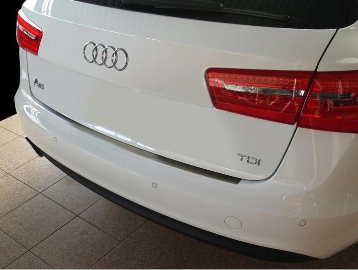 Actual product image ProPlus Stainless steel bumper protection for Audi A6 Avant (estate) from 2011 to 2018 (Rear)