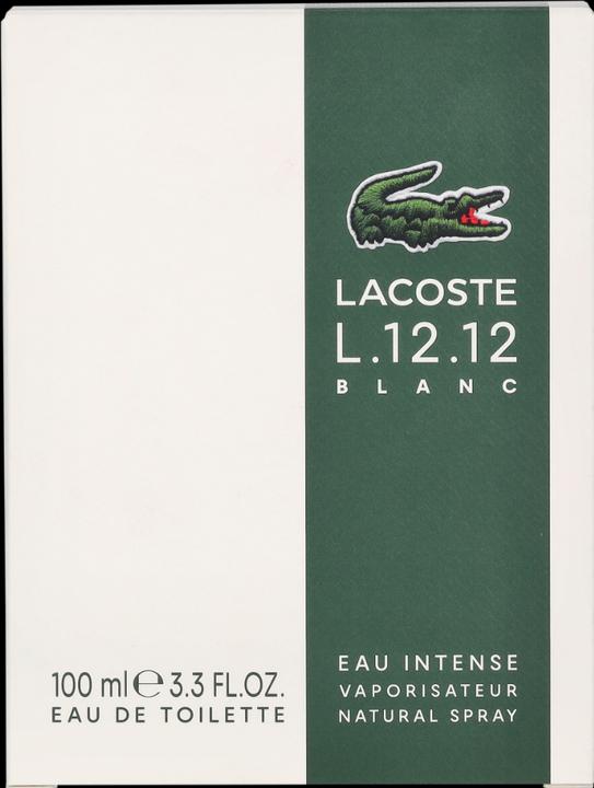 Actual product image Lacoste L.12.12 Blanc Eau Intense EDT 100 ml (Eau de toilette, 100 ml)