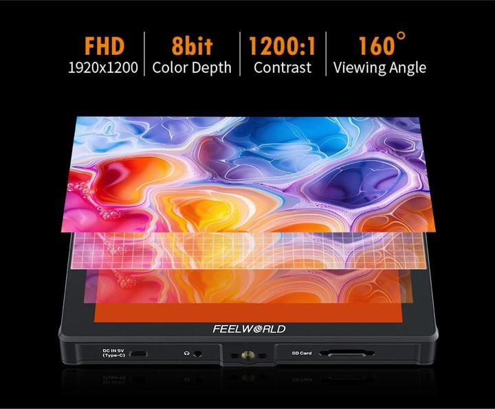 Image du produit Feelworld F7 PLUS HDMI Monitor (7", Full HD)