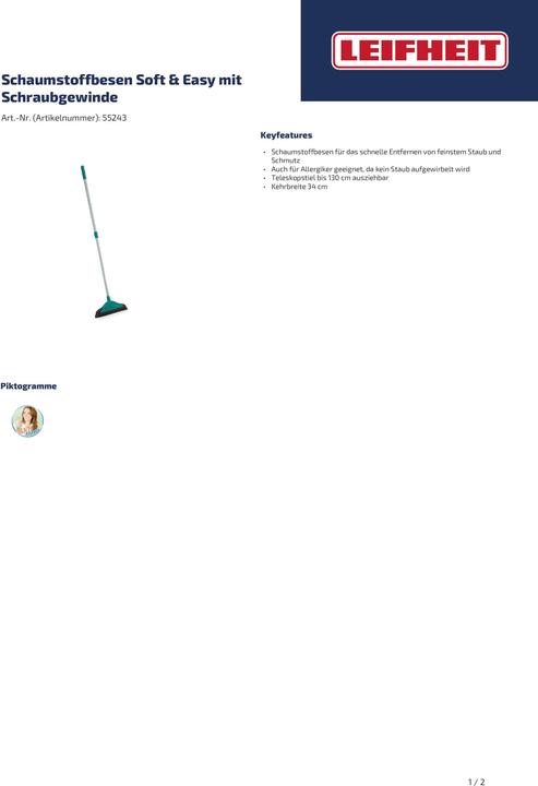 Actual product image Leifheit Soft & Easy (1 pcs.)