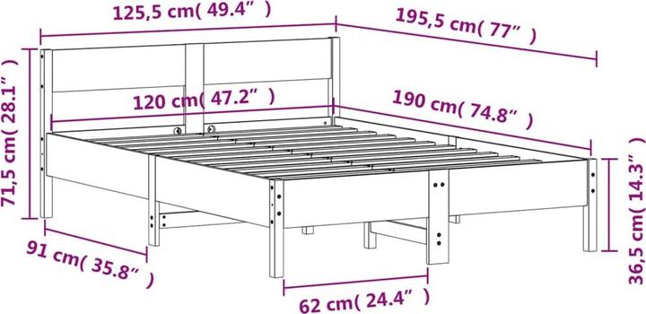 Actual product image VidaXL Ireland (180 x 200 cm)